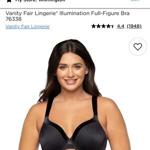 Vanity Fair illumination side shaper bra